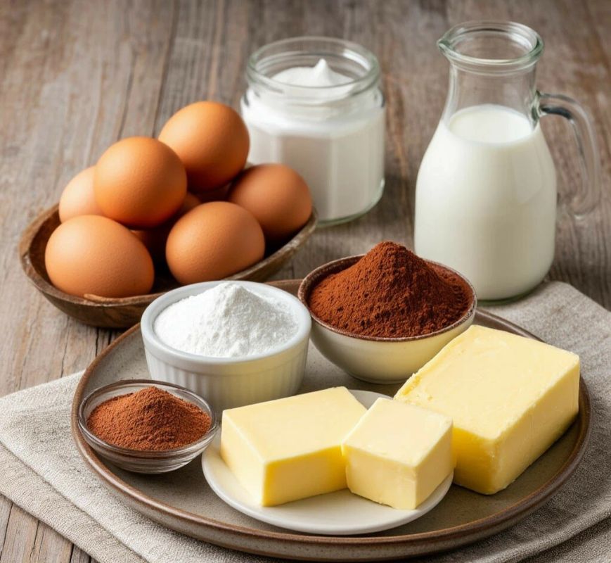 Насладитесь сладким вкусом шоколадного бисквита