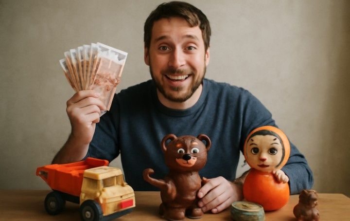 Как старые советские игрушки принесли 15 000 рублей