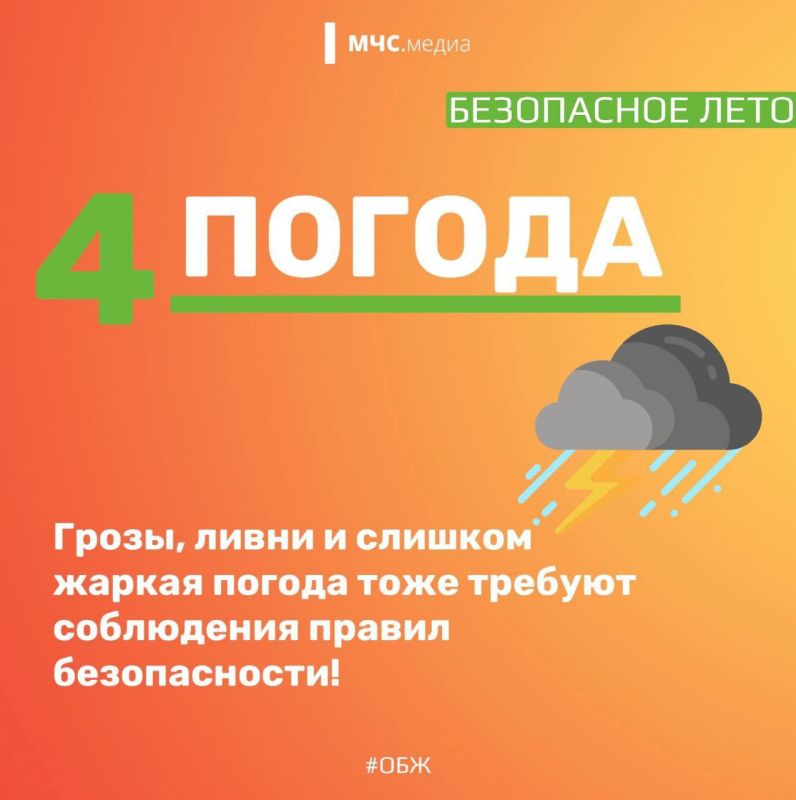 Наиболее актуальные риски в летний период