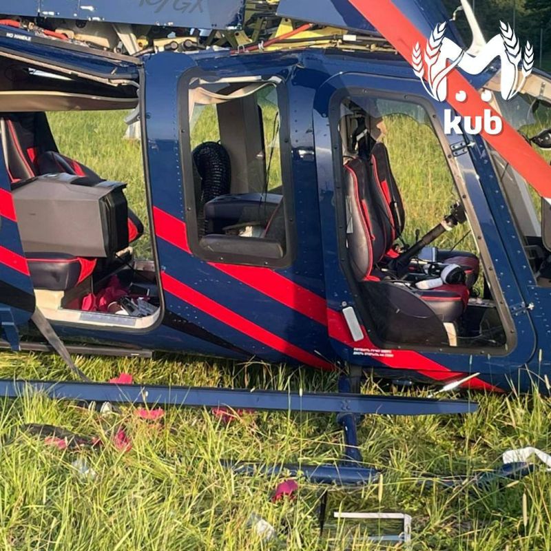 Вертолёт совершил жёсткую посадку в Адыгее