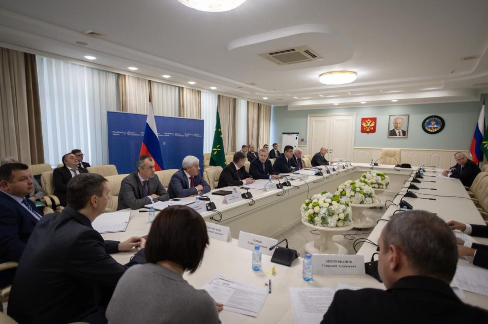 Глава Адыгеи принял участие в заседании президиума Правительственной комиссии по региональному развитию