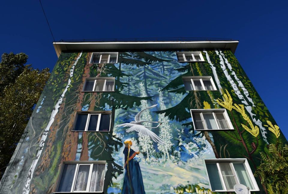 В Майкопе появился новый мурал