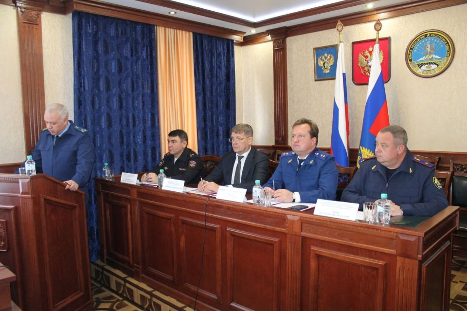 В прокуратуре республики состоялось заседание координационного совещания руководителей правоохранительных органов региона под председательством прокурора Республики Адыгея Игоря Шевченко