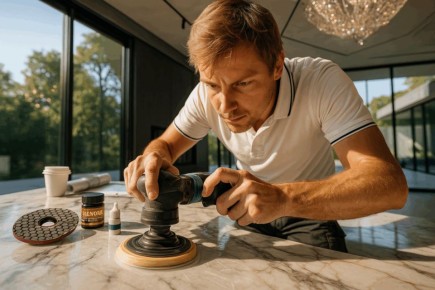 Как вернуть жизнь кварцитовой столешнице: восстановление царапин без затрат на замену