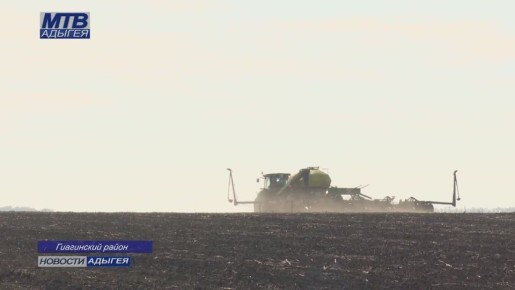 В Адыгее продолжается сев озимых культур