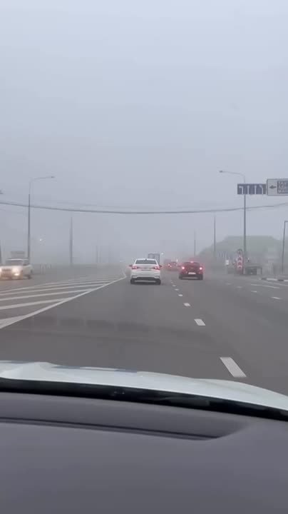 Вниманию автомобилистов. На территориях Тахтамукайского и Теучежского районах сильный туман