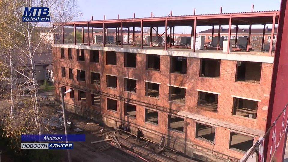 В республиканском онкологическом диспансере продолжается масштабная реконструкция главного здания