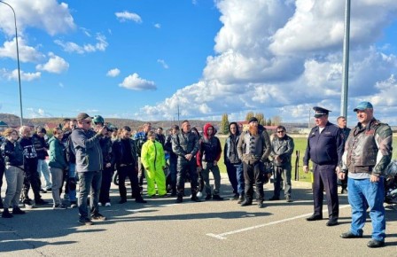 Сотрудники Госавтоинспекции отдела полиции по городу Майкопу приняли участие в закрытии мотосезона