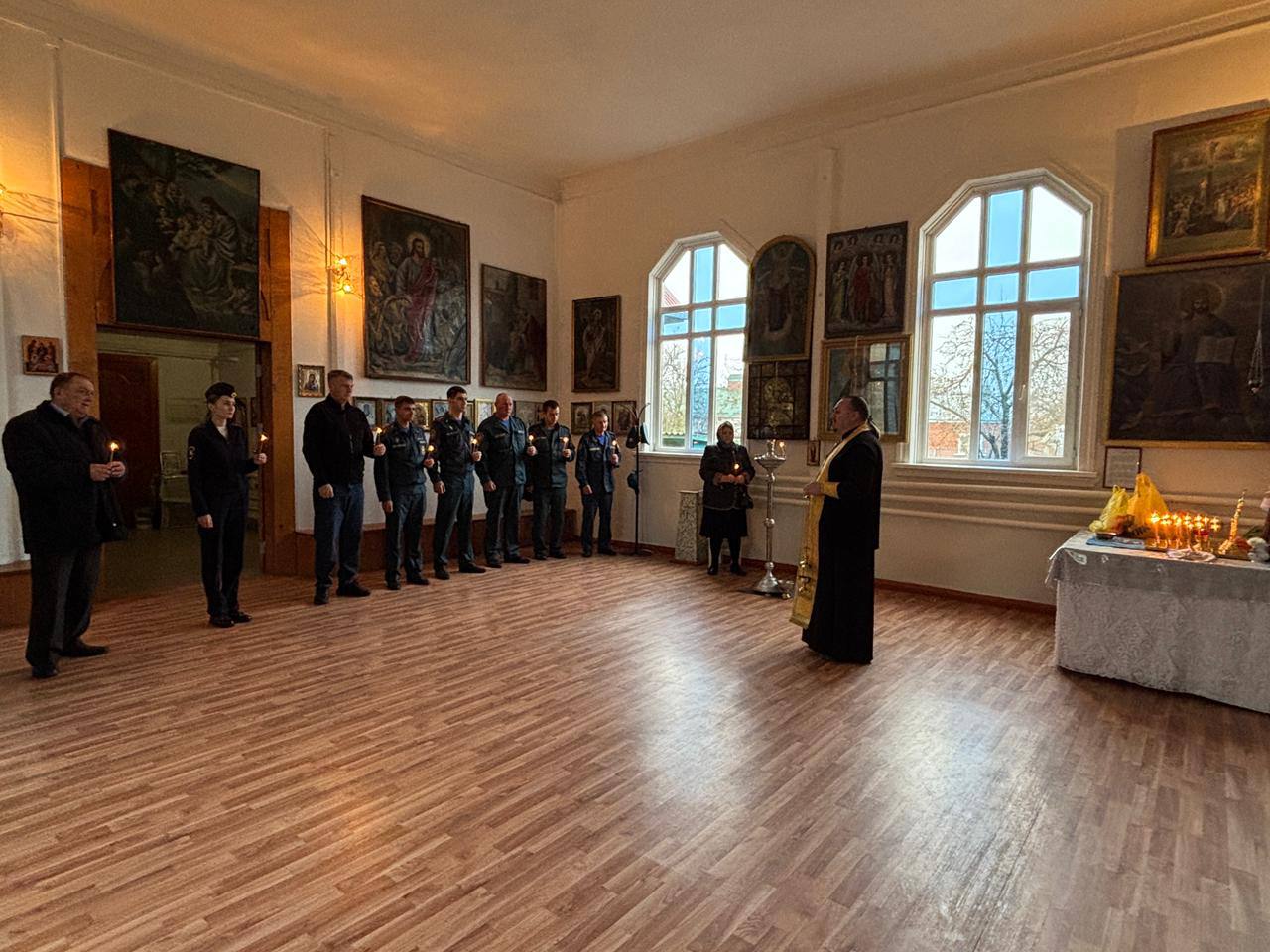 В Гиагинской почтили память жертв ДТП: Госавтоинспекция, МЧС, казаки и Администрация МО объединились в скорби