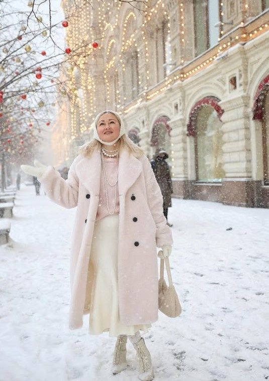 Белоснежная элегантность: зима и белая одежда