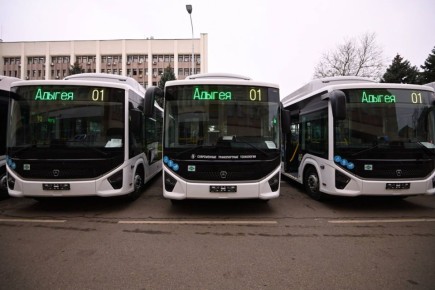 В Майкоп поступили 10 новых автобусов для обновления городского общественного транспорта