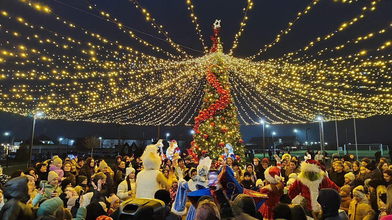 Новогодняя атмосфера в районах Адыгеи