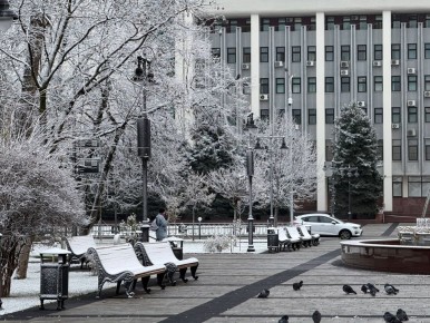 27 декабря в Адыгее возможен слабый снег с дождем