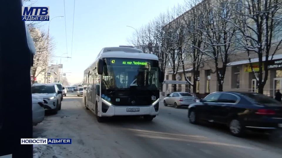 В Адыгее продолжается обновление автопарка общественного транспорта