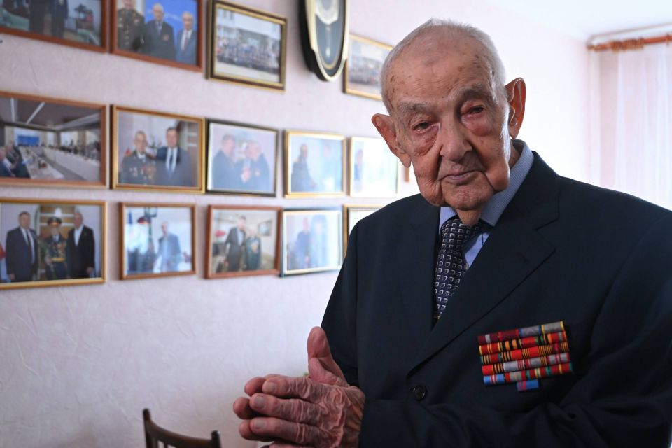 Ветеран Великой Отечественной войны из Адыгеи Иван Дзюба отметил 101-й день рождения