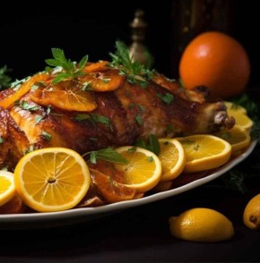 Голени индейки с апельсинами: идеальное сочетание вкусов