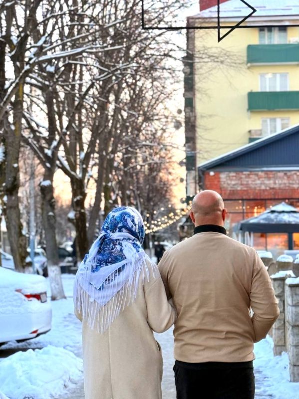 Зарисовки морозного дня в Майкопе