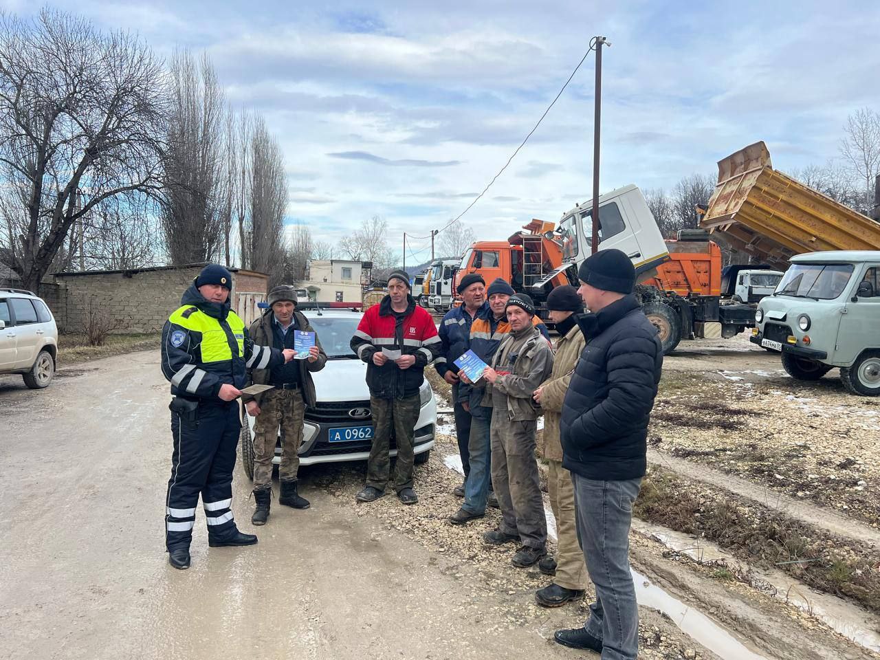 В Майкопском районе госавтоинспекторы подвели итоги мероприятия «Грузовик»