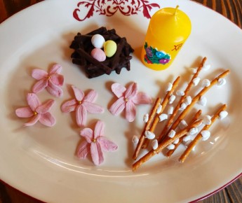 Съедобные украшения для пасхального стола