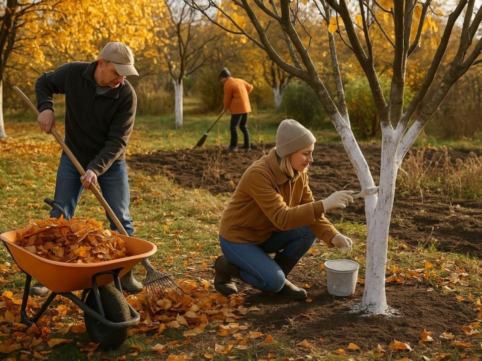 Как защитить плодовые деревья от зимних морозов