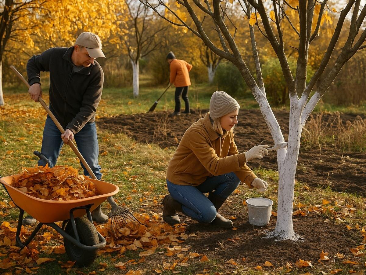 Как защитить плодовые деревья от зимних морозов