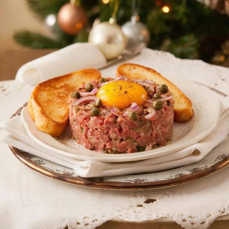 Тартар из говядины: Кулинарное Искусство Сыроедения