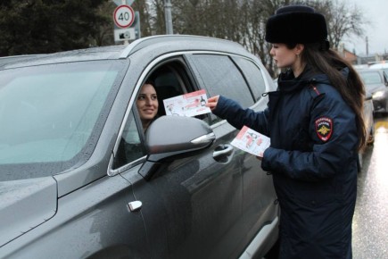 Сотрудники Госавтоинспекции провели профилактическое мероприятие по контролю за использованием детских удерживающих устройств