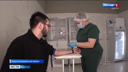 Выездная бригада медиков и волонтеров в рамках регионального движения "За медицину здорового долголетия" побывала в селе Садовом Красногвардейского района