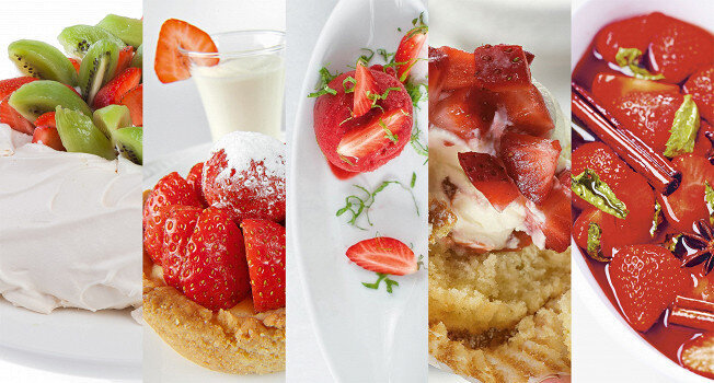 Нежные десерты с ароматной клубникой