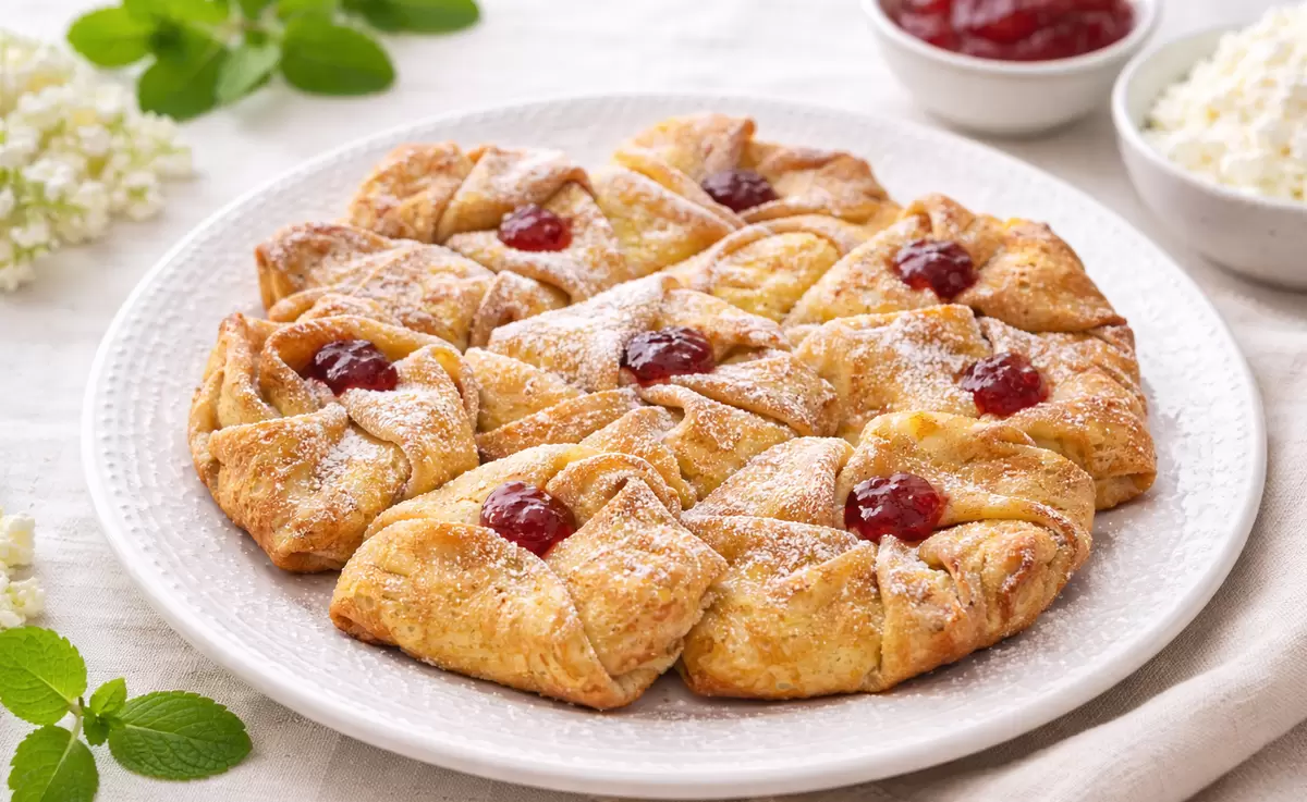 Блинчики с творожной начинкой: необычная подача и оригинальный вкус