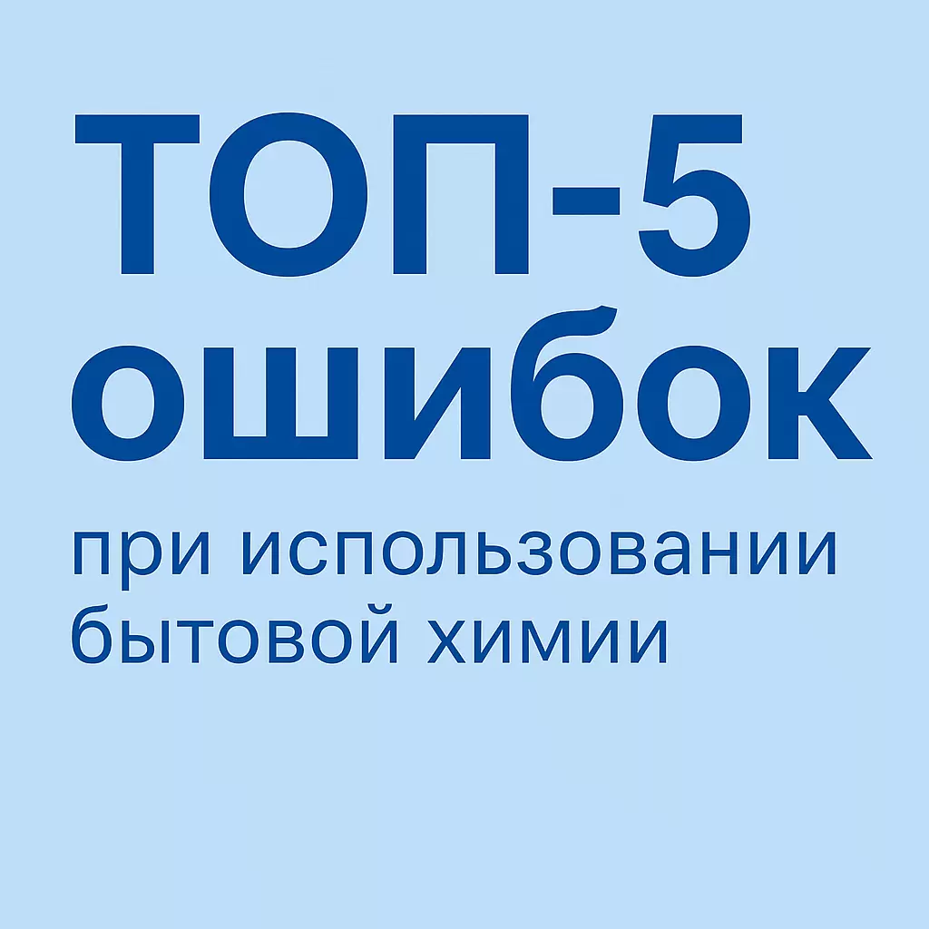 Не дайте бытовой химии навредить вашему дому