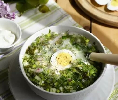 Летний свежий вкус: окрошка на щавелевом отваре