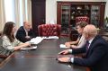 Глава Адыгеи провёл рабочую встречу с представителем МИД РФ Ольгой Шалимовой