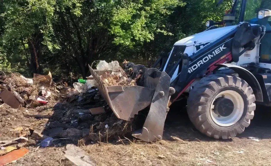 В столице Адыгеи ликвидировали очередную стихийную свалку В столице Адыгеи ликвидировали очередную стихийную свалку