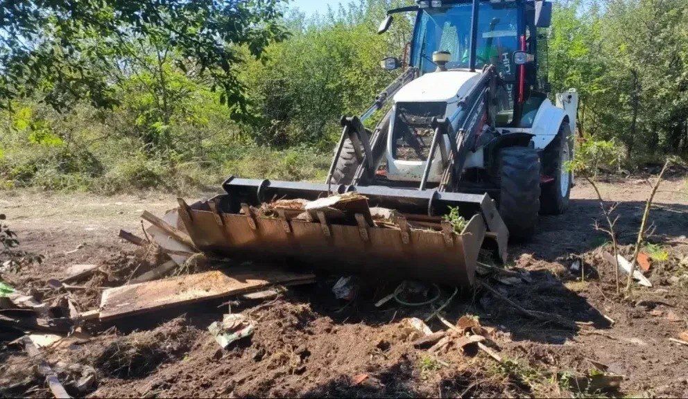 В столице Адыгеи ликвидировали очередную стихийную свалку В столице Адыгеи ликвидировали очередную стихийную свалку