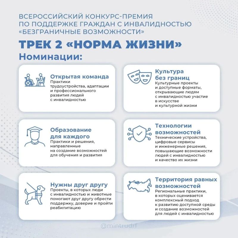 В России стартовал конкурс «Безграничные возможности» для людей с инвалидностью В России стартовал конкурс «Безграничные возможности» для людей с инвалидностью