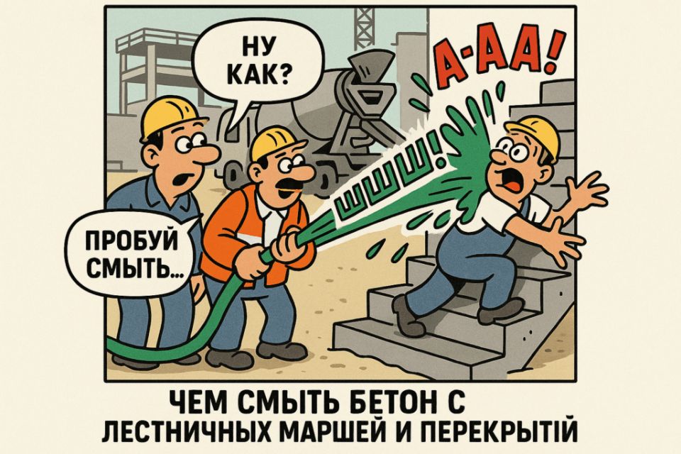 Как выбрать средства для удаления бетона с лестничных маршей и перекрытий