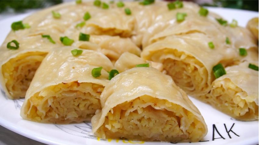 Ханум с картофелем: простой обед из того, что есть дома